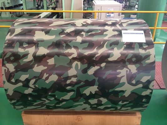 Camouflage Printech Kleur coated spoel PPGI 0.5mm*1200mm Z150 PVDF DX51D