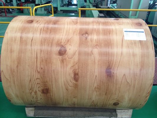 0.2mm Houtprintech Kleurbedekte spoel Voorgeverfde stalen spoelen PPGI PPGL