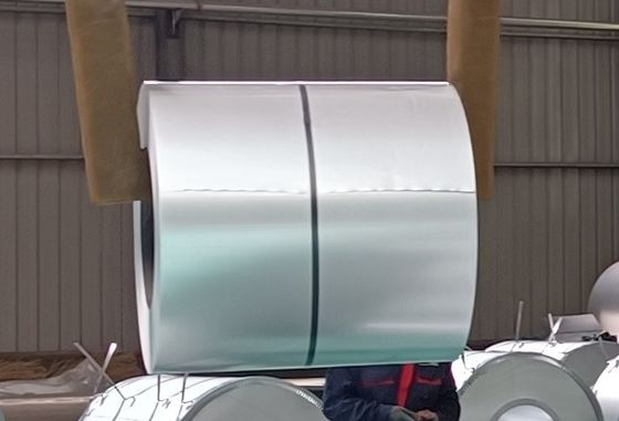 AZ120 Regular Spangle Galvalume Steel Coils ASTM A792M 55% Aluzinc Metal Coils