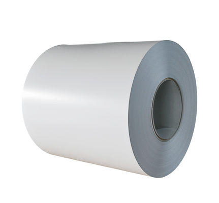 Verkeerswit 0,75 mm 1250 mm Z220 PPGI Voorgeverfde kleurencoating spoelen DX51D voor profiel dakwandpaneel
