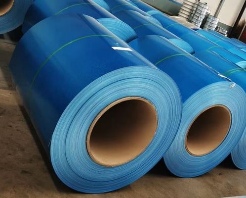 Blauw AFP Anti-Finger Print Aluzinc Steel Galvalume Steel Coil 55% Aluminium Zink Alloy Coated Steel Coil