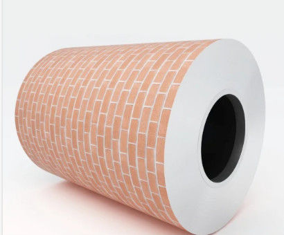 DX51D PPGI Brick Pattern Color Coated Steel Coil voor het bouwen
