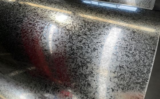 EN10143 Gegalvaniseerd stalen plaat in spoelen, niet-gekoeld, gechromeerd 6+, gebruikt voor vloerdek