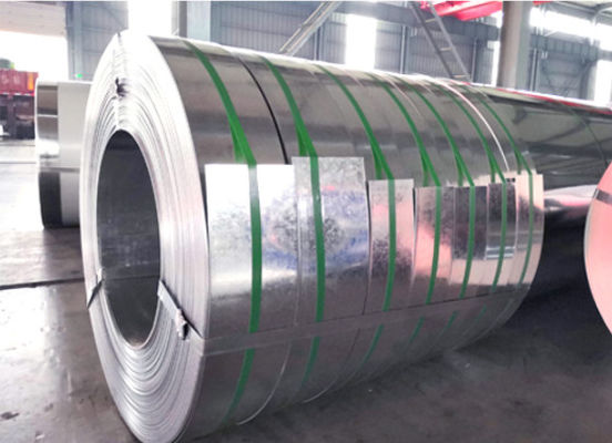 G90 1.0mm Slitting Steel Coils Hot Dip Galvanized Steel Strip voor vloerdek