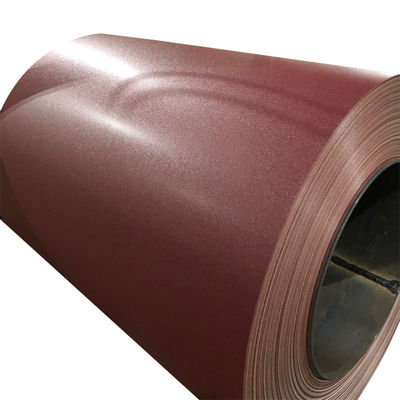1.2 mm wijnrood Pre-afgerond PPGI Textured Mat Pre-geverfde gegalvaniseerd met een kleurencoating staal HDP Valspar voor bekleding