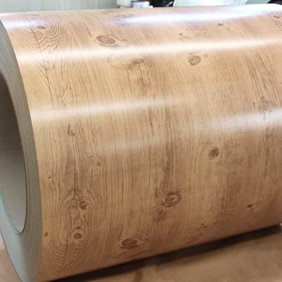 Houtgraan PPGI Stalen Printech Kleurbedekte spoel 1 mm Marmeren graanoppervlak