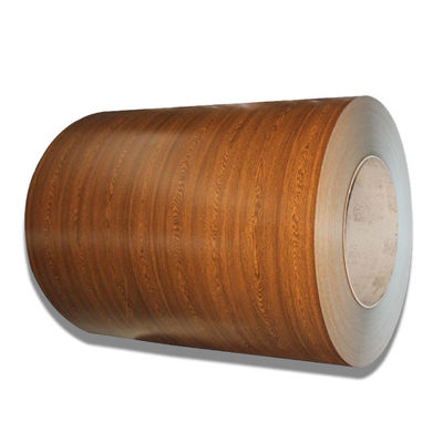 3003H24 H26 Aluminium spoel PVDF wand dakplaat Printech kleur spoel Hout graan 50 jaar garantie Kleur coated spoel
