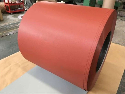 JIS G3302 Textured Mat Voorgeverfde stalen kleur gecoate stalen plaat Z225 SMP verf