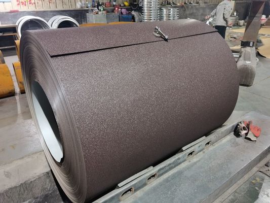 RAL8017 Textuurmatte voorgeverfde stalen chocoladebruine voorgeverfde stalen spoel
