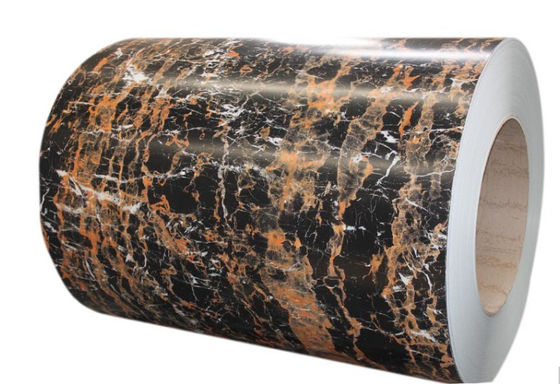 3003 H24 H26 Aluminium Marmer spoel 1.0×1200 PVDF Kleurrijke ALUMINIUM Wandbekleding Op maat gemaakte patroon 50 jaar garantie