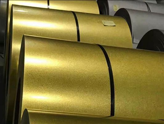 S350GD AZ150 Goud AFP Galvalumstaal GL 55% Aluzinc Staal Dakpanelen Steenkleurde tegels Villa dak ASTM A792M S350GD