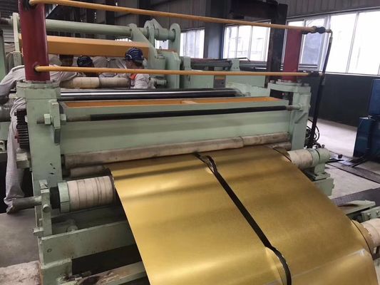 Gouden kleur AFP Anti-fingerprint Galvalume Steel AuzincCoil A792M DX51D Regelmatig Minimum Spangle Stone Coated Roof Tile