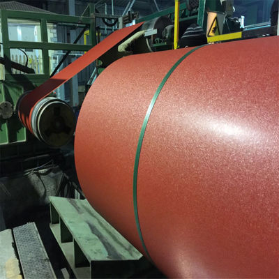 Pre-Paint Matt Kleurbedekte Textured Steel Coils Z220 gegalvaniseerd basis metaal 20 jaar garantie Beckers Polyester