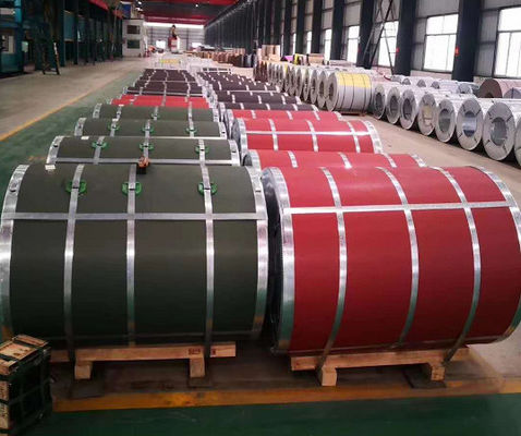 Kleurgecoate matte textuurstaal spoelen AZ150 voorgeschilderd galvalume staal basis metaal 20 jaar garantie Beckers polyester