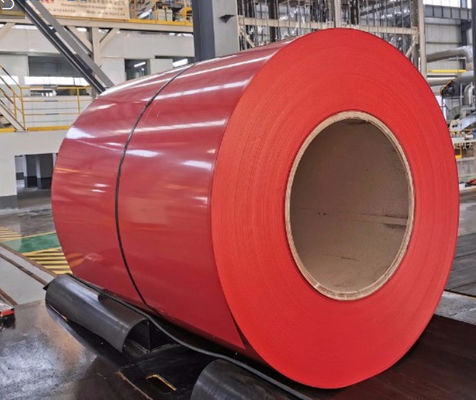 Voorgeverfd galvalumstaal AZ120 PPGL staal spoel SMP DX51D voor metalen wandpanelen