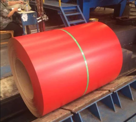 Voorgeschilderd galvalumstaal AZ120 PPGL Staal spoel SMP DX51D Voor metalen wandpanelen 20 jaar garantie