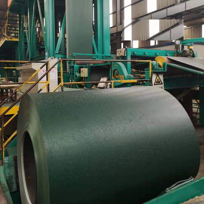 Grade50 Z275 PPGI RAL6020 0,50×1250 HDP PVDF 30 jaar Matt Textured Steel Coil Geverfd gegalvaniseerd stalen metalen dak