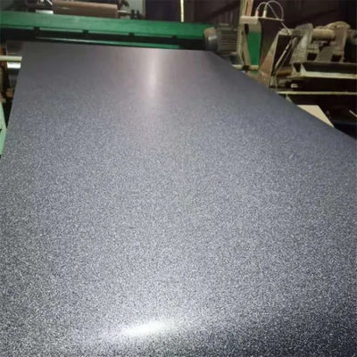 Houtskool RAL7024 Draaddraadstaal PVDF PPGl G90=Z275 Geweven matte voorgeverfde gegalvaniseerde stalen dakplaten