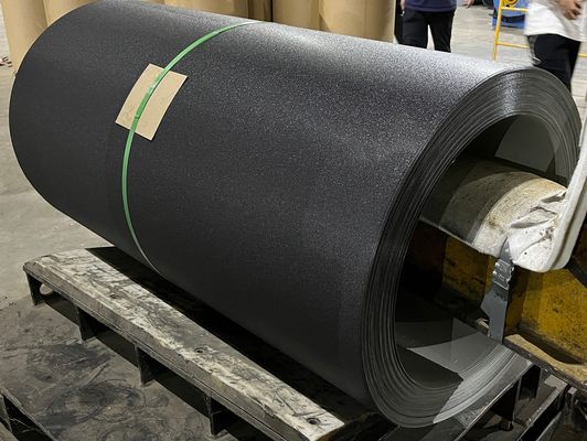 Zwart Mat staal 40 jaar kwaliteit 1250mm HDP PVDF Mat Textured Steel Coil Geverfd gegalvaniseerd staal metalen dak