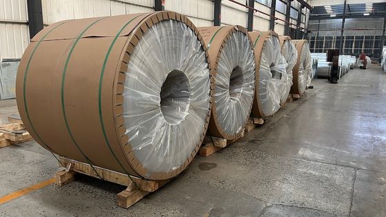 3003H24 H26 ASTM B209 Aluminiumlegering Metalen kleur gecoat Blauw Aluminiumplaat Aluminium spoelen Vliegtuigstructuren