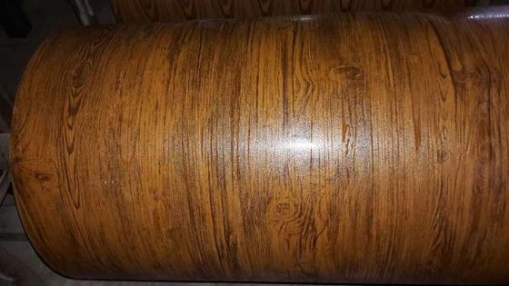 PVDF Houtkorrel 3003H24 Aluminium spoel Printech Kleur spoel 50 jaar garantie Printech Kleur gecoate spoel