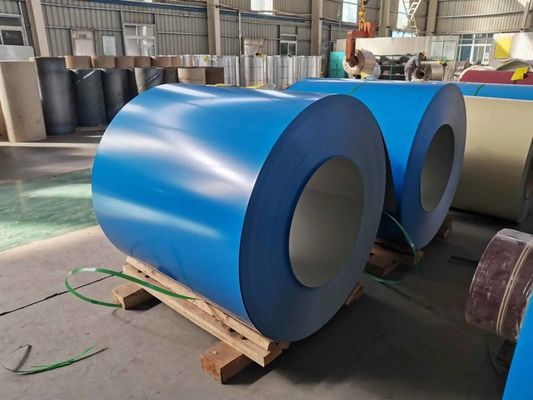 Ral Kleur bekleed in voorraad Gi PPGI PPGL gegalvaniseerde stalen spoel met warm gedompeld ASTM 0,35 mm 0,45 mm Zink voor dakplaat