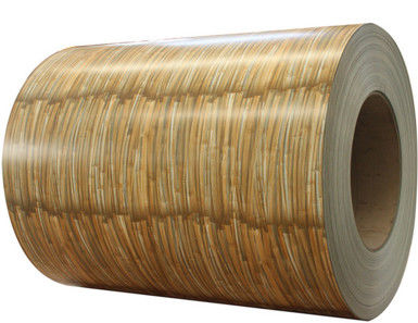 Printech Kleur spoel 3003H24 Aluminium spoel PVDF Houtkorrel 50 jaar garantie Printech Kleur gecoate spoel
