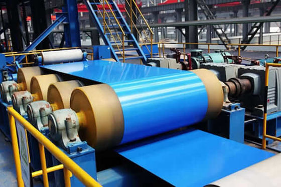 PVDF voorgeverfde aluminium spoel RAL5017 verkeersblauw HDP 3003 H24 H26 100MEK weerstand
