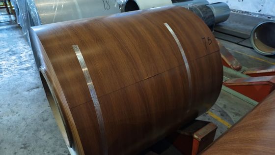 Canada Metalen dakpanelen 40 jaar garantie met 0,60 mm HDP Dark Oak Printech Geverfde stalen spoel