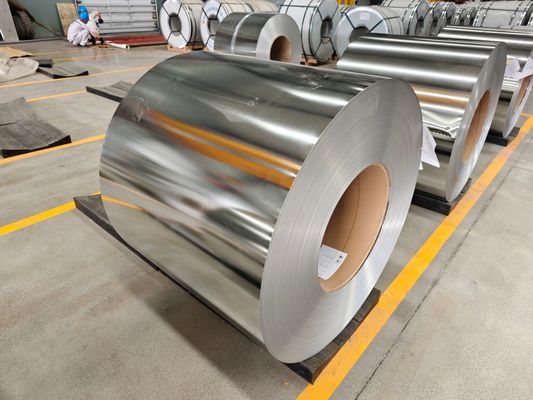 Tinnplaat Rolcoating Aerosol Tinplate Can Products Elektrolytische tinplaat spoelen BA T4 2.8/2.8 Hoge sterkte