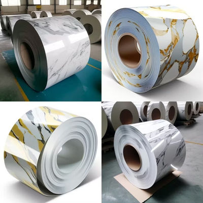 PVDF AkzoNobel Marmer Printech Steel Coils voor Home Decor Panels en Villa Building